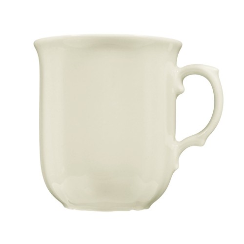 Seltmann Becher mit Henkel 0,27 l, rund mit Relief, Form: Marieluise, weiss5007 Weihnachtsnostalgie, hohe Kantenschlagfestigkeit,