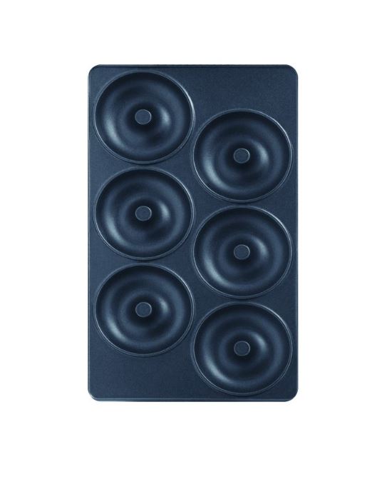 Platten-Set zu Tefal Snack Collection, antihaftbeschichtet, Croque Monsieur Set XA8011 Form: Donuts