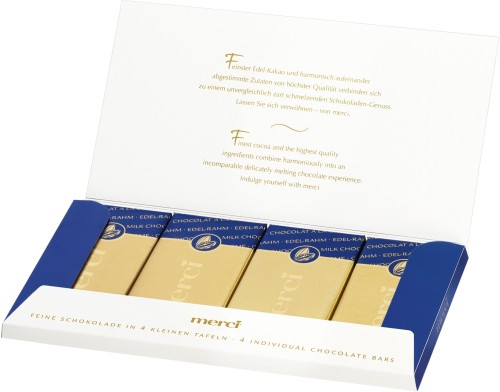 Merci Edel-Rahm Tafelschokolade 100G