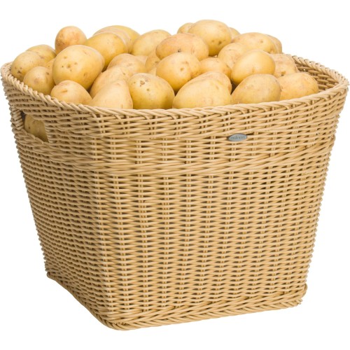 Westmark Korb rechteckig, 39 x 39 x 28,5 cm, hellbeige