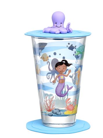 Leonardo Bambini 3tlg. Trinkset Meer L Durchmesser: 8cm, Höhe: 14,20cm Inhalt: 300ml