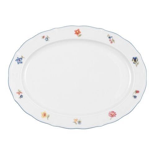 Seltmann Platte oval 31 cm, Form: Sonate, Dekor: 34032 Nostalgie