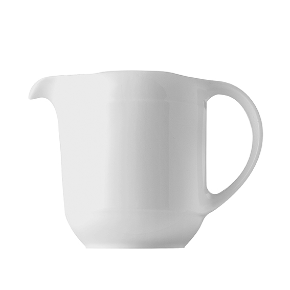 Kaffeekanne Unterteil 0,30 l - Form: System -, weiss - aus Porzellan. Hersteller: Eschenbach., "Made in Germany".