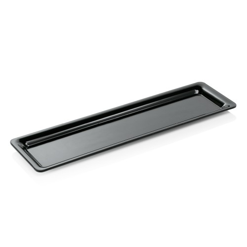 GN 2/4 Behälter, mit glattem Rand. Material: Melamin. Serie: GN 97. Inhalt in Litern: 1,25. Farbe: schwarz. Maße: Höhe: 20 mm