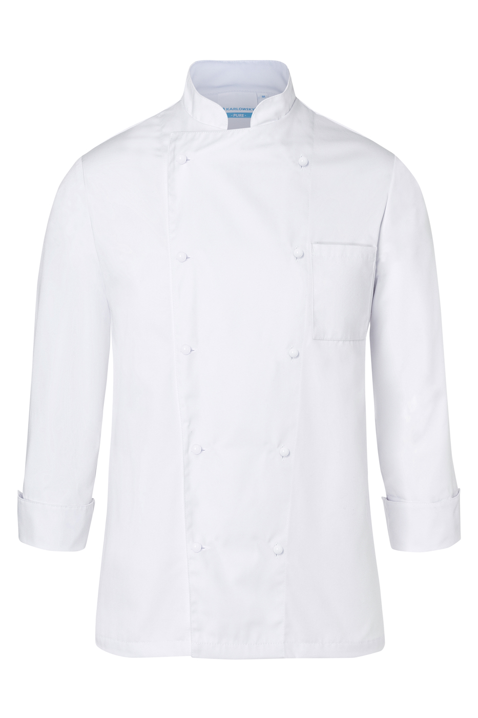 Kochjacke Basic , GR. 5XL , Farbe: weiß , von Karlowsky