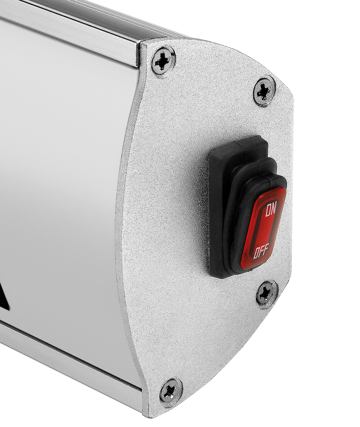 Bartscher Heizstrahler W3000 E | Einsetzbar im:Innen- und Außenbereich | Maße: 105 x 20 x 10cm. Gewicht: 2,2 kg