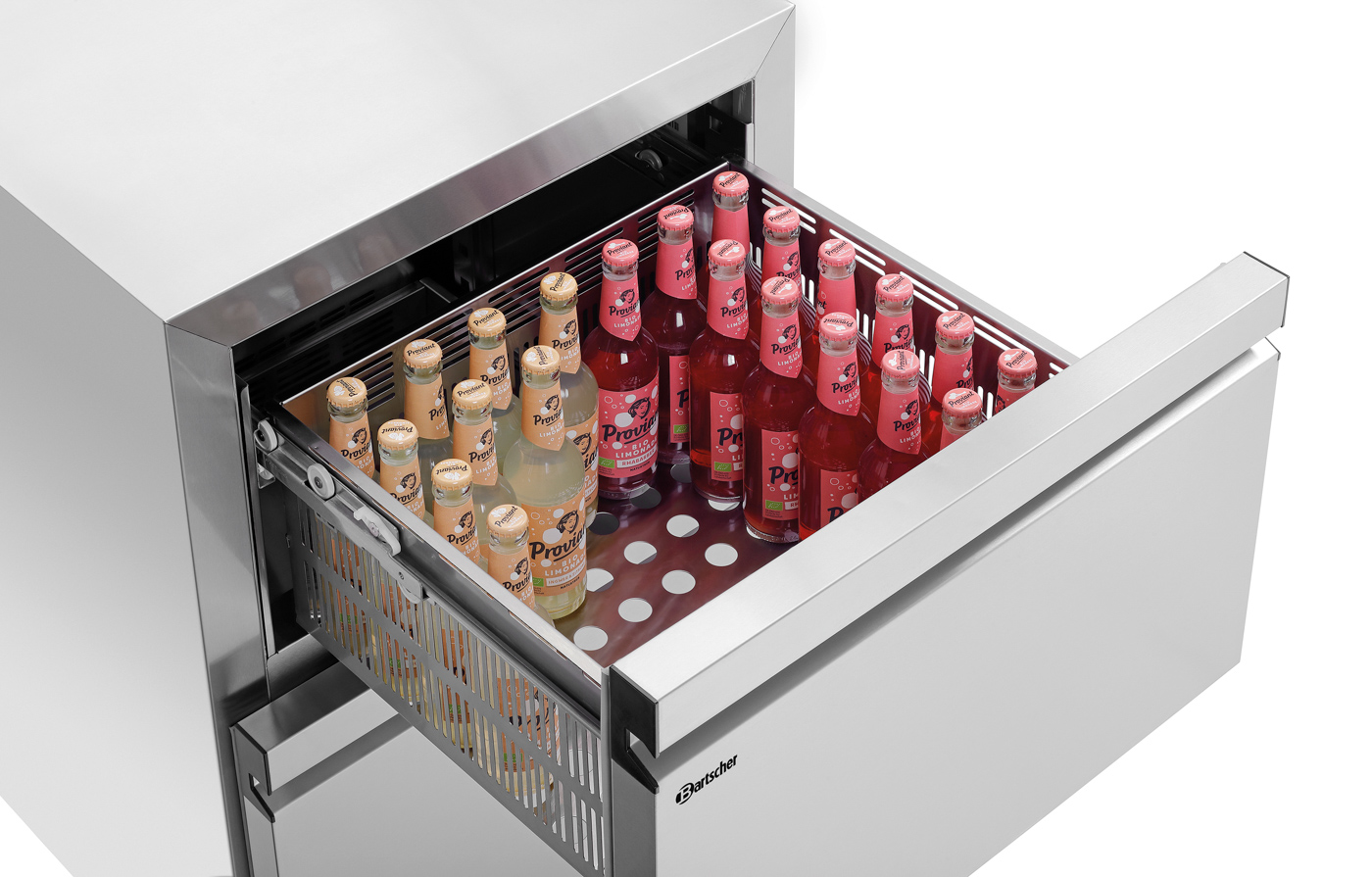 Bartscher Schubladenkühler 600S2 | AnzahlSchubladen: 2 | Maße: 60 x 64,5 x 85,0 cm.Gewicht: 51,8 kg