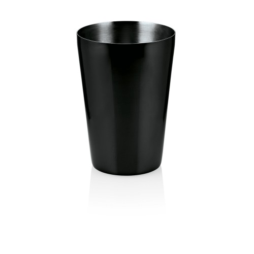 Boston Shaker, PVD Beschichtung, schwarz. Material: Chromnickelstahl. Inhalt: 560 ml. Maße: Höhe: 125 mm