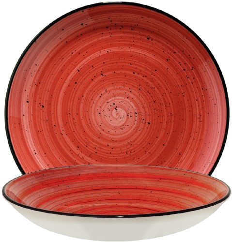 Aura Passion Bloom Teller tief 23cm * - Bonna Premium Porcelain