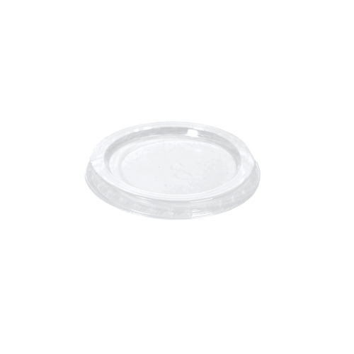 100 Deckel, PS rund Ø 6,7 cm · 1 cm klar von Starpak