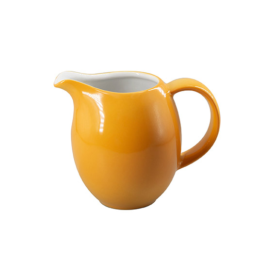 Gießer 0,20 l (alt 0,25 l) - Form: Table, Selection - Dekor 66275 curry - aus Porzellan., Hersteller: Eschenbach. "Made in Germany".