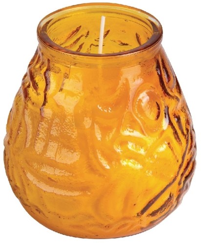 Bolsius Windlicht Lowboy amber - 12 Stück