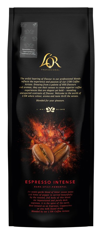L'OR Espresso Intenso ganze Bohne Inhalt: 1kg UTZ-Zertifiziert