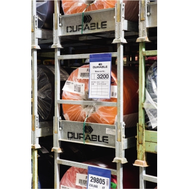 DURABLE Sichttasche Neodym DIN A4 hoch Polypropylen blau 10 St./Pack.