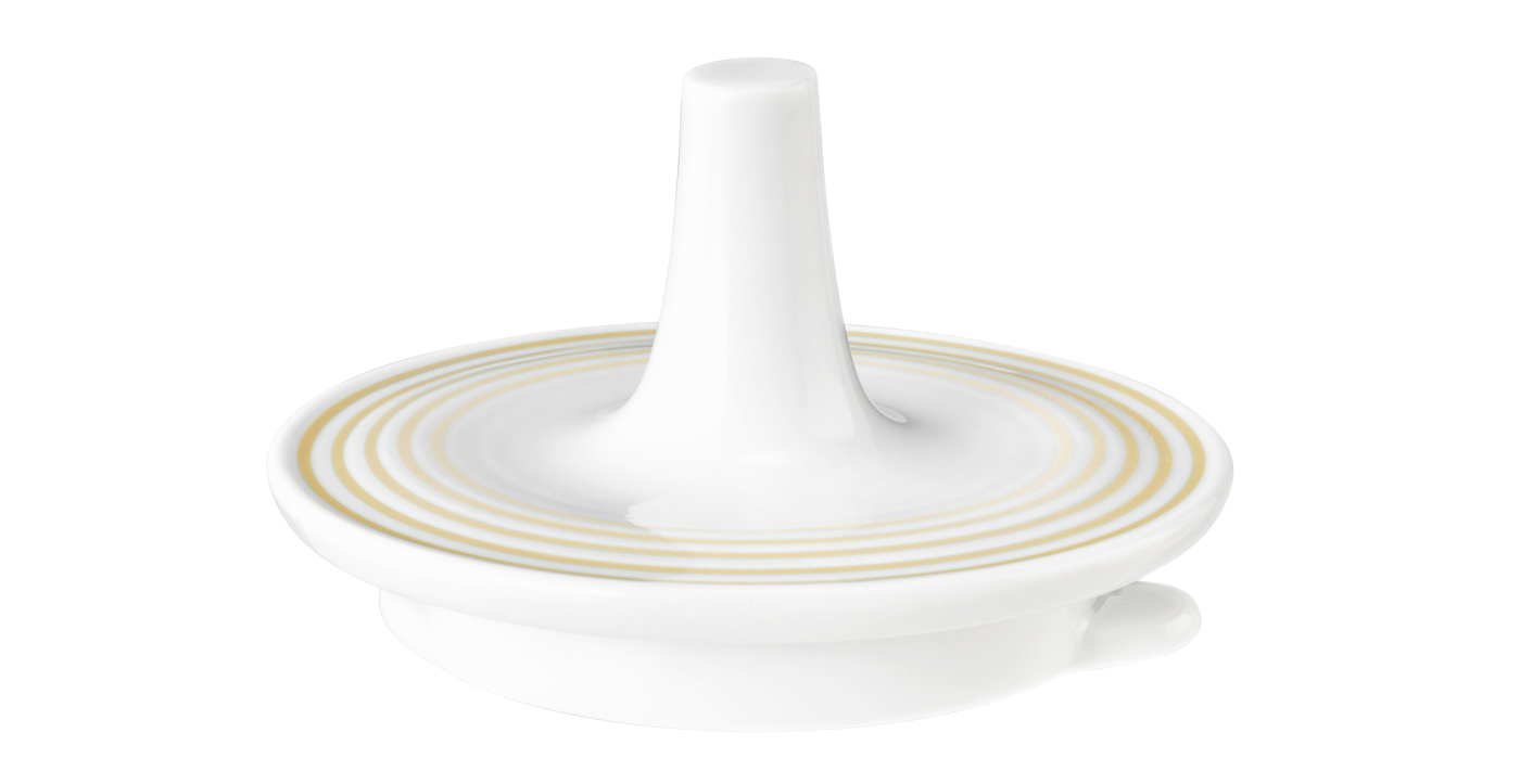 Seltmann Deckel zur Kaffeekanne 0,40 l, Form: Blues, Dekor: 57719 Sandbeige