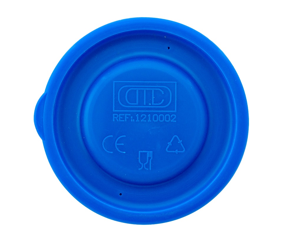 Roltex Deckel aus Polypropylen in blau. Geeignet für alle Lucy Becher in 0,17 l und 0,25 l