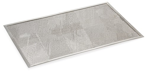 Pizza Screen. Aluminium. Maße: 60 x 40 cm.