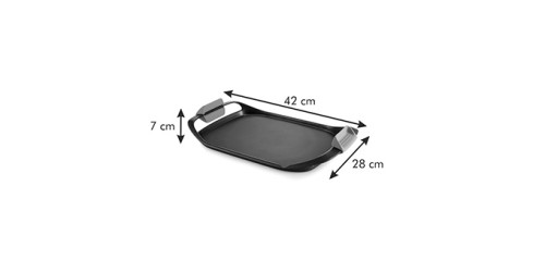 Glatte Grill-Bratpfanne SmartCLICK 42 x 28 cm