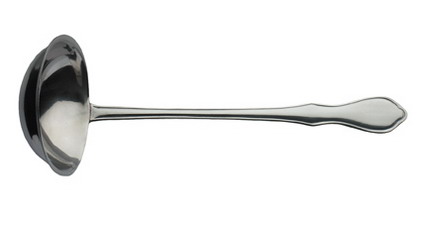 Suppenschöpfer CHIPPENDALE, Edelstahl 18/0, poliert, Länge: 29,0 cm.