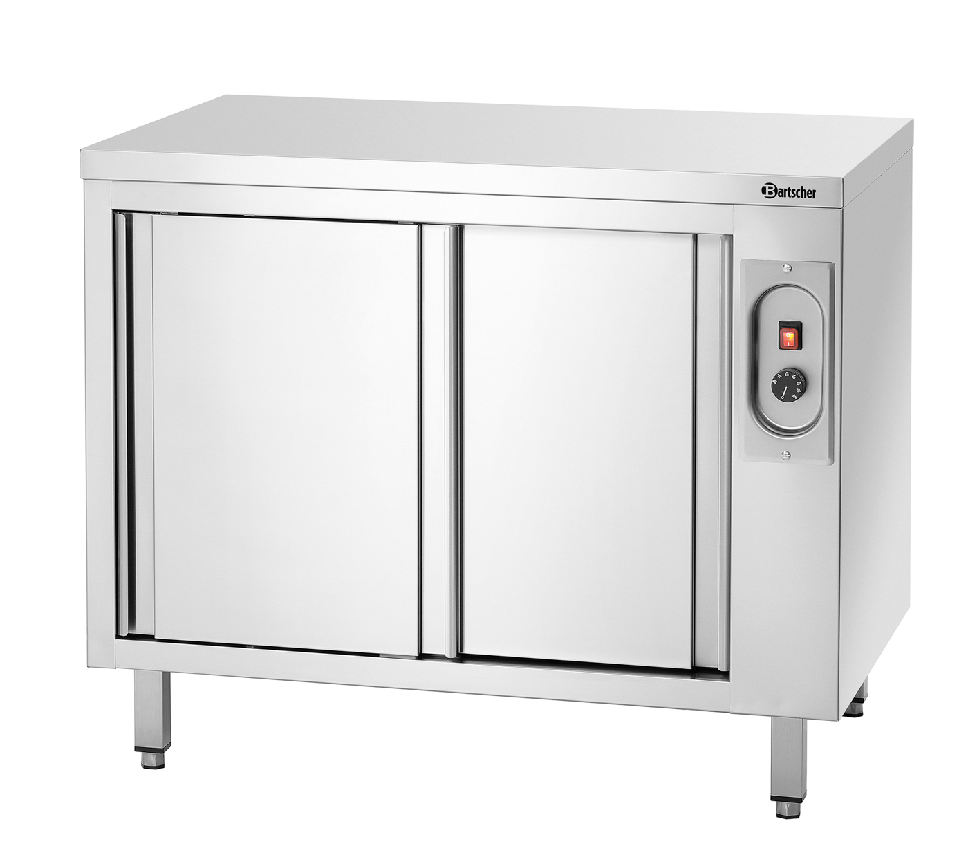 Bartscher Wärmeschrank 700, B1000 | Tiefe Innen:620 mm | Maße: 100 x 70 x 85,0 cm. Gewicht: 69 kg
