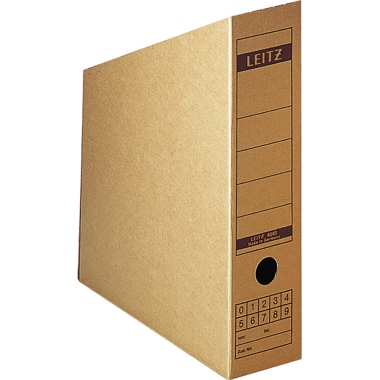 Leitz Stehsammler 8 x 32 x 26,5 cm (B x H x T) DIN A4 Werkstoff: Wellpappe recycelt/Natronpapier, kaschiert naturbraun