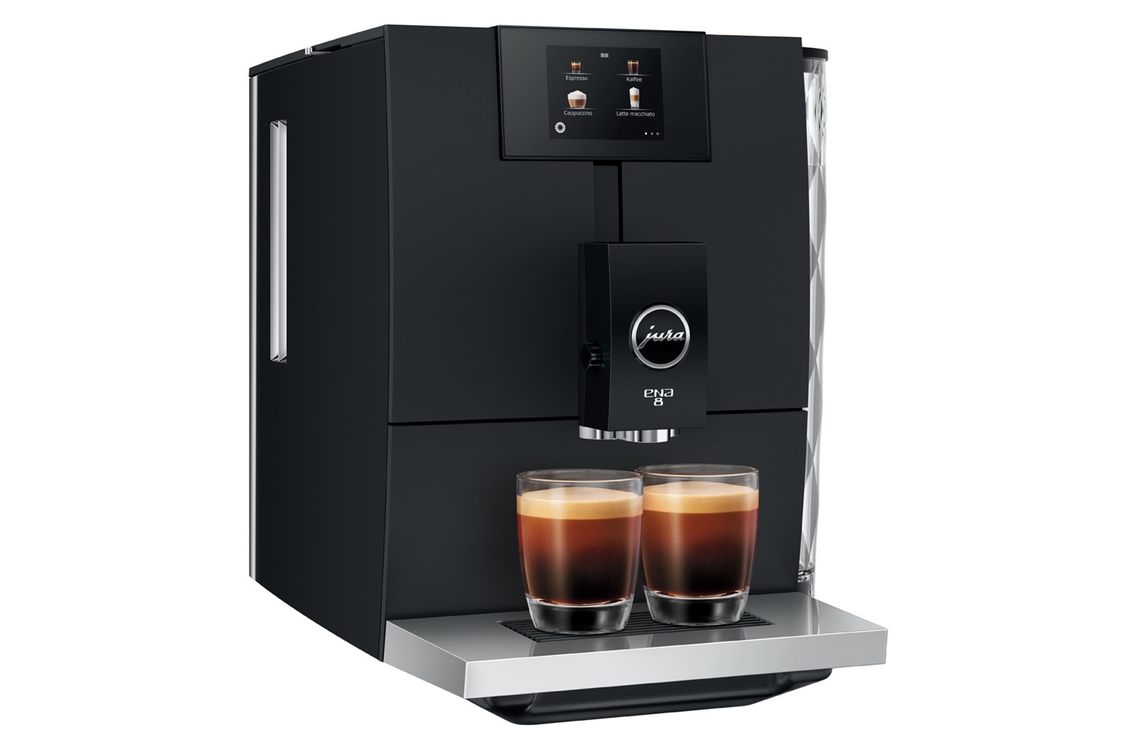 Kaffeevollautomat ENA 8 (EC), in Full Metropolitan Black, 1,1 Liter Füllmenge, Breite 27,1cm, Höhe 32,3cm, Tiefe 44,5cm