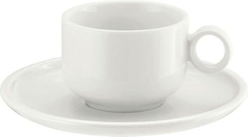 Schönwald Kollektion Shiro, Tasse aus Porzellan, 90 ml, weiß