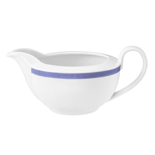 Seltmann Sauciere 0,45 l, rund, Form: Community, Dekor: 57395 Pinselband 3, hohe Kantenschlagfestigkeit, Made in Germany