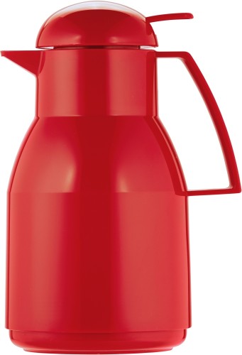 Helios Isolierkanne Top Push 1,0 l rot