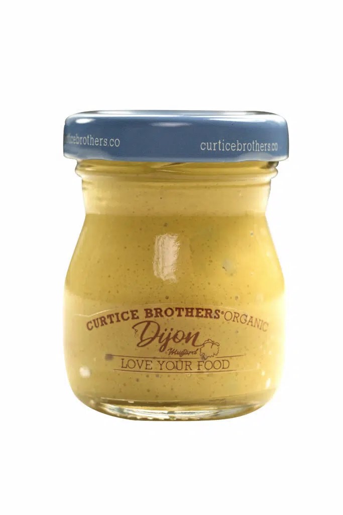 Minigläser Bio Dijon Senf 84 Stück a 40ml, Glutenfrei, Zucker- und Salzreduziert