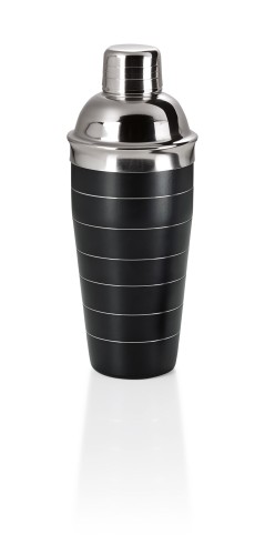 Shaker. Chromnickelstahl. mit schwarzer Pulverbeschichtung.