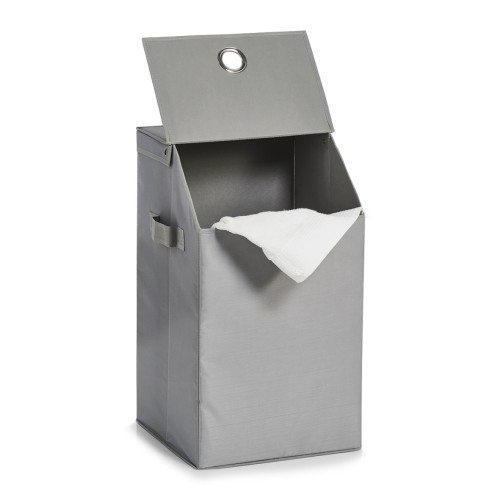 Wäschesammler, Polyester; innen Vlies; 100% Polyethylen, 34x34x60 cm. Farbe: grau. Dieser praktische und robuste Wäschesammler ist aus einem