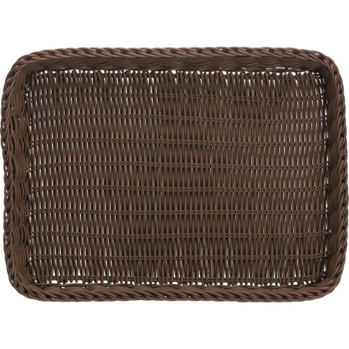 Westmark Tablett eckig, 40 x 30 x5 cm, braun