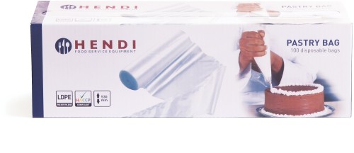 HENDI Spritzbeutel - 530x285 mm - transparent -