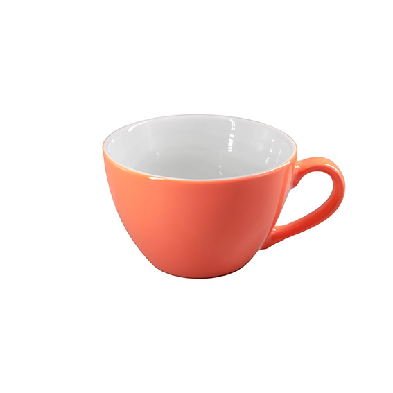 Obertasse 0,32 l - Form: Table Selection - Dekor, 79935 koralle - aus Porzellan. Hersteller:, Eschenbach. "Made in Germany".