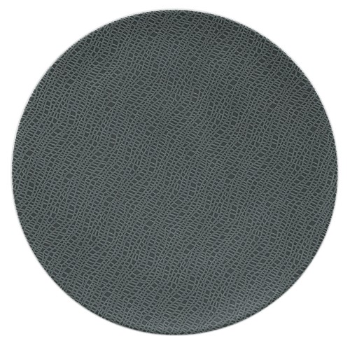 Seltmann Platzteller flach 33 cm M5380, rund, Form: Coup Fine Dining, Dekor: 57273 anthrazit, hohe Kantenschlagfestigkeit, Made in Germany