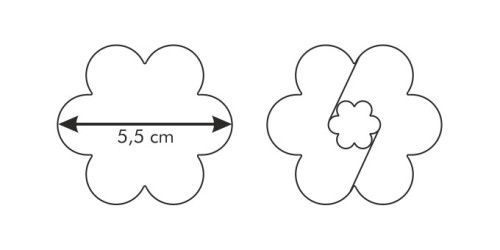 Linzer Blume DELÍCIA ø 5,5 cm