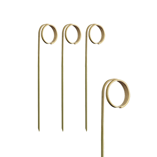 100 Fingerfood - Picker "pure" 11 cm "Twister" von PAPSTAR