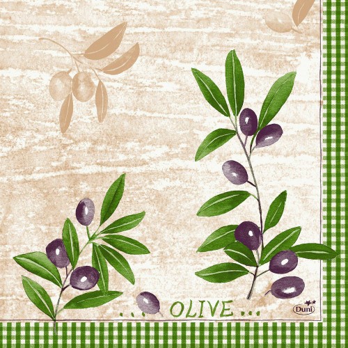 DUNI Zelltuchservietten 33 x 33 cm, 1/4 Falz, Posea, 3-lagig