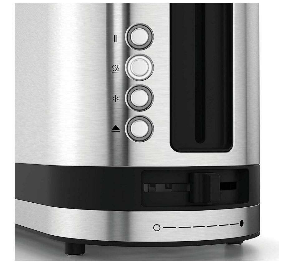 WMF Küchenminis Langschlitz Toaster, inklusive Bagelfunktion.