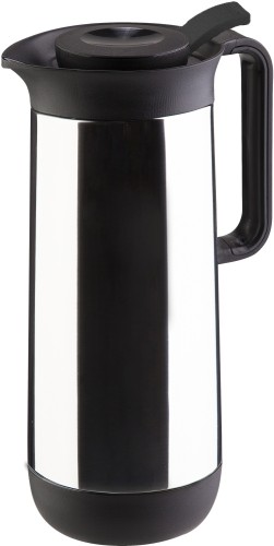 Helios Isolierkanne Contur Push poliert 1,0 l