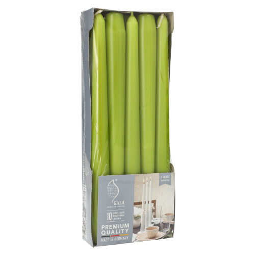 10 Leuchterkerzen Ø 2,3 cm · 25 cm birke von GALA Basic