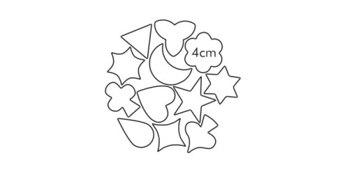 Große Ausstechformen DELÍCIA, 12 St.