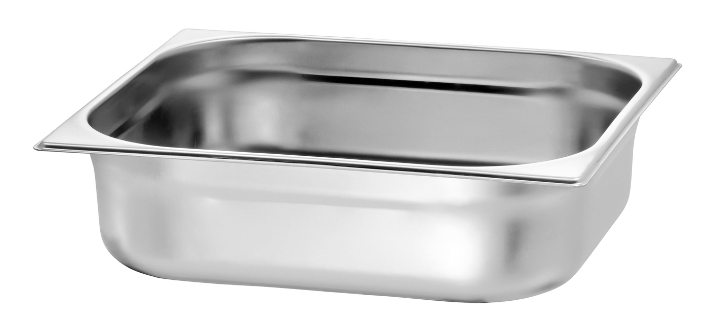 Bartscher GN-Behälter, 2/3, T100 | Ausführung:Ohne Perforation | Maße: 35,4 x 32,5 x 10,0 cm.Gewicht: 1,1 kg