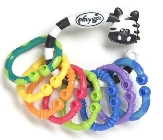 Playgro Beißring-Rasselkette