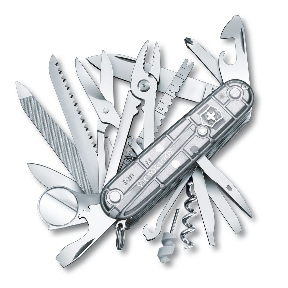 Victorinox Offiziersmesser, SwissChamp, Silvertech