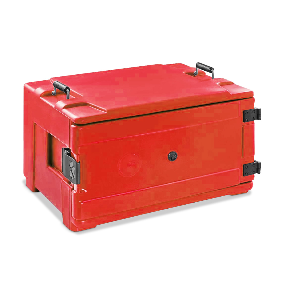 ETHERNASOLID® Thermobehälter AL200, Frontlader, 1/1 GN, 48 Liter, Rot