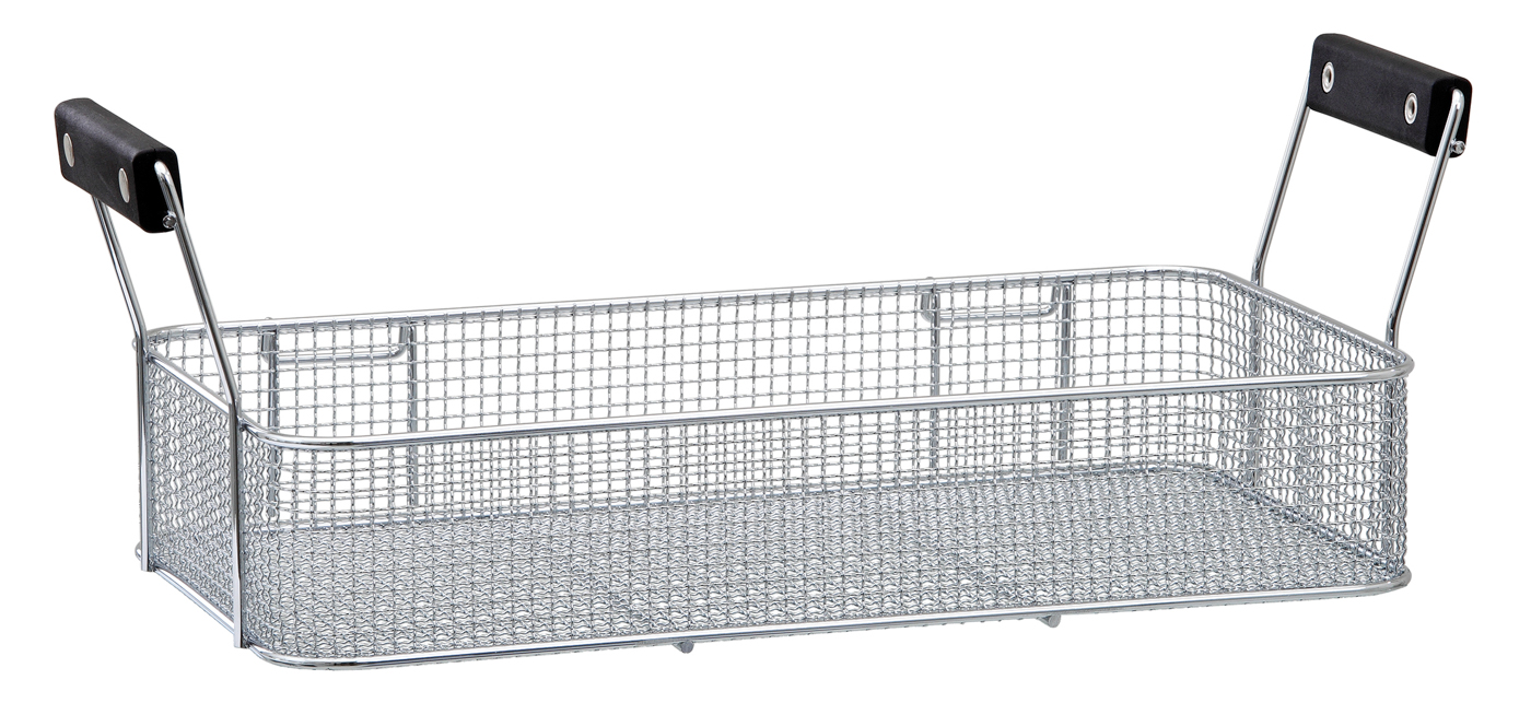 Bartscher Fritteusenkorb BF 16E | Tiefe Korb: 235mm | Maße: 56 x 24,5 x 19,0 cm. Gewicht: 1,3 kg