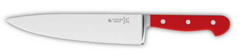 Kochmesser breit 20 cm, POM, rot Giesser - Made in Germany