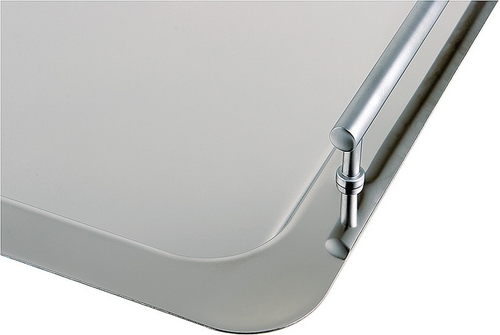 GN 1/1 System-Tablett 53 x 32,5 cm, Nutzhöhe 4 cm 18/10 Edelstahl fest verschraubte Griffe inkl. Distanzstücken -CLASSIC-